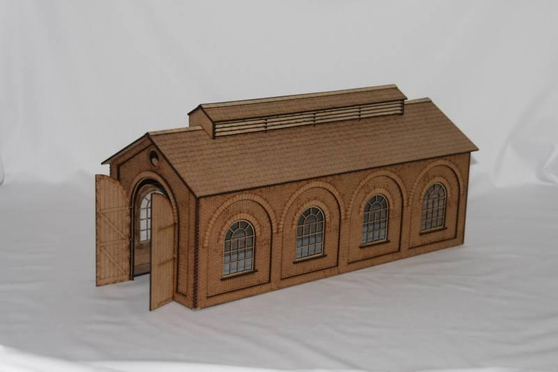 Fine Scale O Gauge Engine Shed